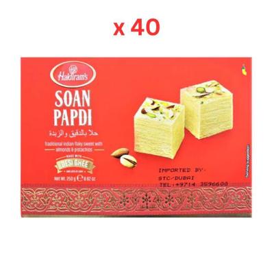 Haldirams Soan Papdi 250G Pack of 40