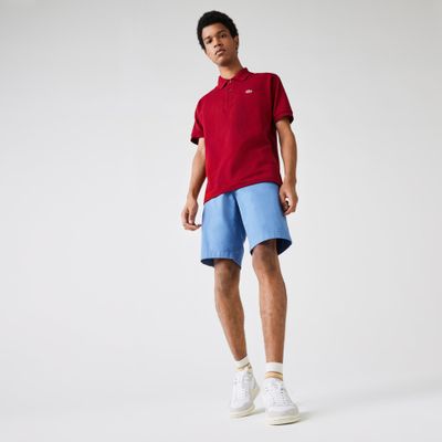 Men's Classic Fit Stretch Gabardine Bermuda Shorts Men's Classic Fit Stretch Gabardine Bermuda Shorts