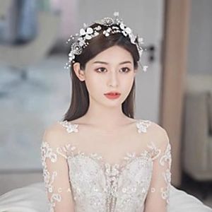 Beach Outdoor Photo Accessories Handmade Flower Styling Hair Accessories Mori Bridal Jewelry Show Headdress Lightinthebox