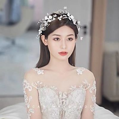 Beach Outdoor Photo Accessories Handmade Flower Styling Hair Accessories Mori Bridal Jewelry Show Headdress Lightinthebox