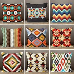 Kilim Ethnic South Werstern Double Side Pillow Cover 1PC Soft Decorative Square Pillowcase for Bedroom Livingroom Sofa Couch Chair miniinthebox
