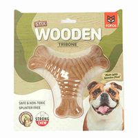 Fofos Woodplay Tribone Dog Toy (Pack of 2)