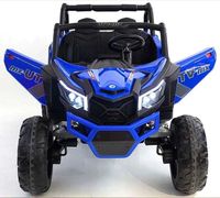 Megastar Ride On 24V Giant Goblin Electric Jeep 2 seater with Remote Control, Blue - XMX613-Blue (UAE Delivery Only)