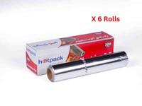 Hotpack Aluminium Foil Set, Silver 30 Centimeter, 6 Rolls