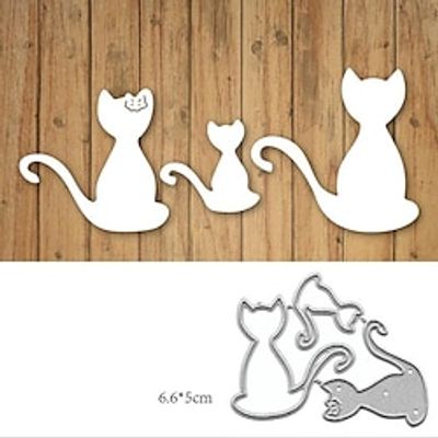 Create Cat with Metal Cutting Dies - Perfect for Card Making, Scrapbooking, Stamping  More! Lightinthebox