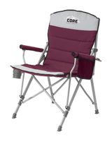 Core Equipment Folding Padded Hard Arm Chair - thumbnail