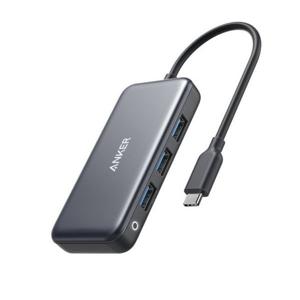 Anker Premium Hub Adapter | 4 in 1 Multiport | USB C Cable | A8321HA1-A | Gray Color