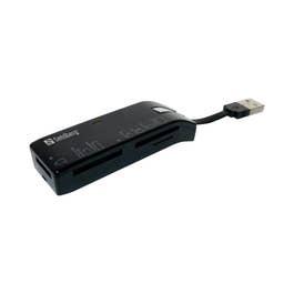 Sandberg 13368 Pocket Card Reader, Black