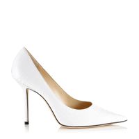 Latte Croc Embossed Leather Point-Toe Pumps Latte Croc Embossed Leather Point-Toe Pumps
