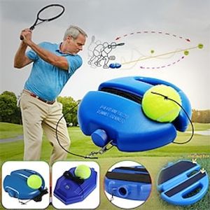 Tennis Trainer Rebound Ball Tennis Equipment Singles Training Practice Balls Back Base Trainer Tools Tennis Base with A Rope Self-Study Tennis Rebound Player Sport Exercise Lightinthebox