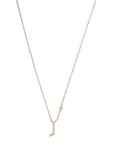 Harfi Zain Necklace Medium Solid Diamond Dot Plus 1 Solitaire