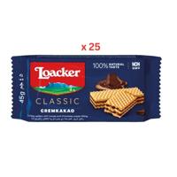 Loacker Classic Cremkakao Wafers 25X45G