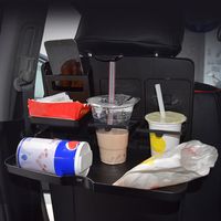 Multifunctional Car Back Seat Folding Table Beverage Holder Phone Holder