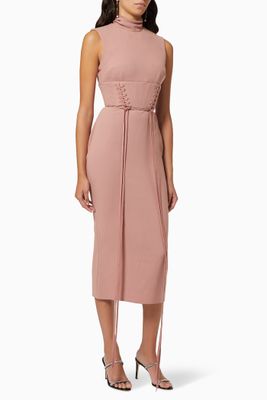 Briar Corset Belt Turtleneck Dress Briar Corset Belt Turtleneck Dress