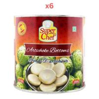 Super Chef Artichoke Bottoms 2500Gm (Pack Of 6)