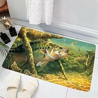 River Fishes Area Rug Kitchen Mat Non-Slip Oil Proof Floor Mat Livingroom Rug Indoor Outdoor Mat Bedroom Decor Bathroom Mat Entrance Rug Door Mat Lightinthebox - thumbnail