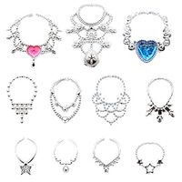 Rondom 50 Sets 15 Optional 11inch  Doll Toys Electroplated Necklace Accessories Earrings Bracelets And Earrings Lightinthebox - thumbnail