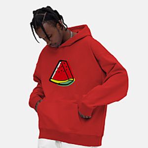 Unisex Hoodie Cartoon Print Casual Casual Hoodies Sweatshirts  Blue Yellow Khaki Lightinthebox