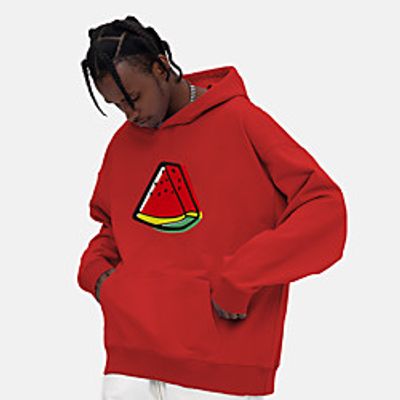 Unisex Hoodie Cartoon Print Casual Casual Hoodies Sweatshirts  Blue Yellow Khaki Lightinthebox