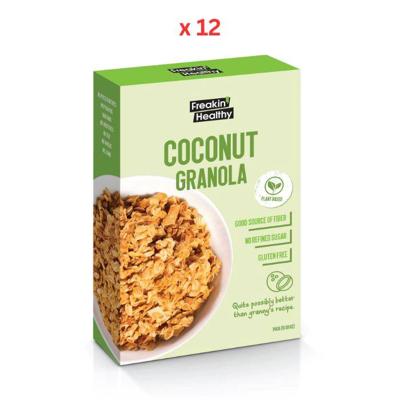 Freakin Healthy Coconut Granola 12 x 340