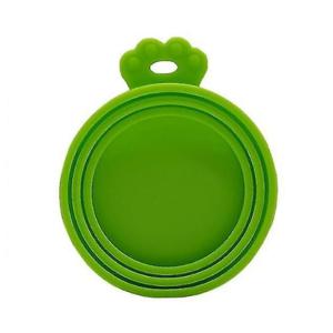 Pawsitiv Wet Food Silicone Can Cover (1pc) Green