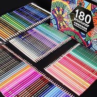 48/72/120/150/180 Water Color Pencils Professional Wood Soft Watercolor Pencil For School Draw Sketch Art Supplies miniinthebox