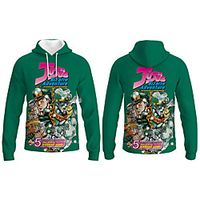 Inspired by JoJo's Bizarre Adventure JOJO Hoodie 100% Polyester Anime Flash Hoodie For Women's  Men's Lightinthebox - thumbnail