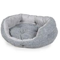 Danish Design Bobble Deluxe Slumber Dog Bed - Pewter 61Cm