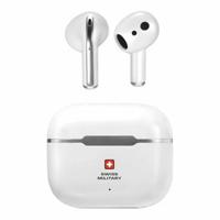 Swiss Military SM-TWS-VICTOR2ENC Wireless Earbuds, White (SM-TWS-VICTOR2ENC-WHI)