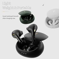 True Wireless Headphones TWS Earbuds In Ear Bluetooth 5.3 Fast Charging ENC Environmental Noise Cancellation LED Power Display Earphones Lightinthebox - thumbnail