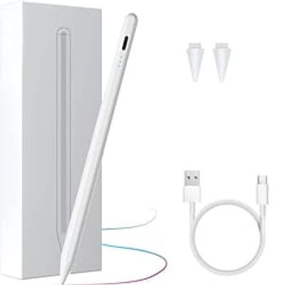 Stylus for Apple iPad ProAir Fully Charges this Stylus for iPad in 15 Minutes Designed for Apple Pencil with Tilte Sensitivity Palm Repulsion and Magnets Lightinthebox