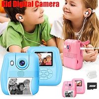 Instant Camera Polarid Cameras2.0 Screen ''1080P HD Digital Print Camera For Toddlers Age 3-12 Selfie Video CamcoderToy Boys Girls Christmas Birthday Gifts With 32GB SD Card Printing Paper Lightinthebox - thumbnail