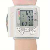 Wrist Sphygmomanometer Portable Blood Pressure Monitor for Home Heart Rate Measurement Lightinthebox