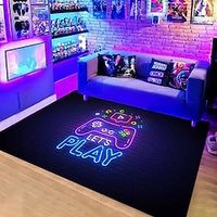 Gaming Floor Mat Video Game Living Room Carpet Cartoon Handle Gaming Bedroom Bedside Blanket miniinthebox Gaming Floor Mat Video Game Living Room Carpet Cartoon Handle Gaming Bedroom Bedside Blanket miniinthebox