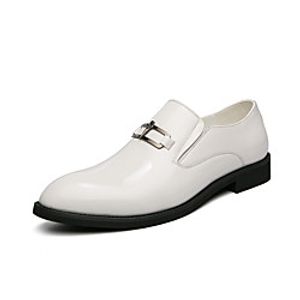 Men's Loafers  Slip-Ons Casual British Daily Party  Evening PU White Black Fall Spring Lightinthebox