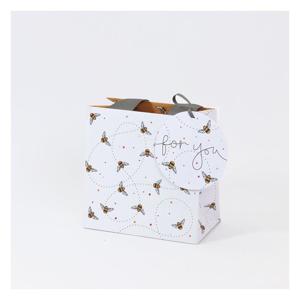 Belly Button Designs Bees Small Bag - White