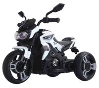 Megastar Ride On 12V Unicorn Ninja Three Wheels Motorbike, White - 1188F white (UAE Delivery Only)