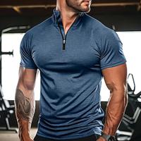 Men's Henley Shirt Tee Top Color Block Henley Outdoor Casual Short Sleeve Button Clothing Apparel Fashion Designer Comfortable Lightinthebox