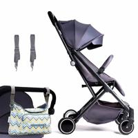 Teknum Travel Lite Stroller - SLD - Dark Grey - Sunveno Baby Stroller Organizer - Bag - Yellow Wave CM_TKSN_YF001GYYW - thumbnail