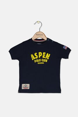 Baby Boys Graphic Printed T-Shirt Blue Baby Boys Graphic Printed T-Shirt Blue