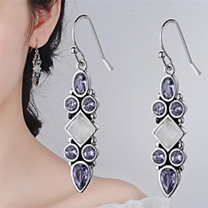 Women's Hoop Earrings Classic Fashion Romantic Punk Trendy Cute Sweet Earrings Jewelry Silver For Street Gift Date Birthday Festival 1 Pair miniinthebox