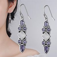 Women's Hoop Earrings Classic Fashion Romantic Punk Trendy Cute Sweet Earrings Jewelry Silver For Street Gift Date Birthday Festival 1 Pair miniinthebox - thumbnail
