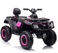 Megastar Ride On 24V Outlander ATV Battery Powered Electric 4Wd Quad Bike - Pink (UAE Delivery Only)