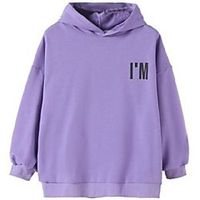 jackets girls hip-hop clothing children loose sweater winter sweatshirt girl thicken pullover top letters baby coat 2021 Lightinthebox - thumbnail