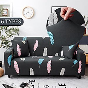 Sofa Cover Floral Printing Sofa Towel Slipcover Sofa Covers for Living Room Couch Cover funda sofa Protect Furniture Dust-Proof Non-Slip (1pcFree Send a Pillowcase) miniinthebox
