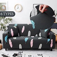 Sofa Cover Floral Printing Sofa Towel Slipcover Sofa Covers for Living Room Couch Cover funda sofa Protect Furniture Dust-Proof Non-Slip (1pcFree Send a Pillowcase) miniinthebox - thumbnail