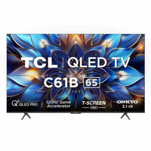 TCL 65 Inch 4K QLED Google Smart LED TV - 65C61B