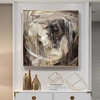 Oil Painting Handmade Big Size Painting Hand Painted Wall Art Abstract Horse Canvas Painting Home Decoration Decor No Frame Painting Only miniinthebox