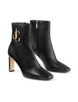 Minori Logo Ankle Boots - Black - thumbnail