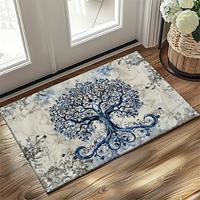 Vintage Tree of Life Doormat Non-Slip Oil Proof Rug Indoor Outdoor Mat Bedroom Decor Bathroom Mat Entrance Rug Door Mat Lightinthebox